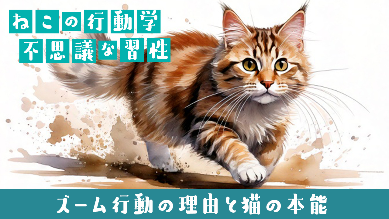 🐱猫が急に走り出す「猫の夜中の運動会」はなぜ起きる？