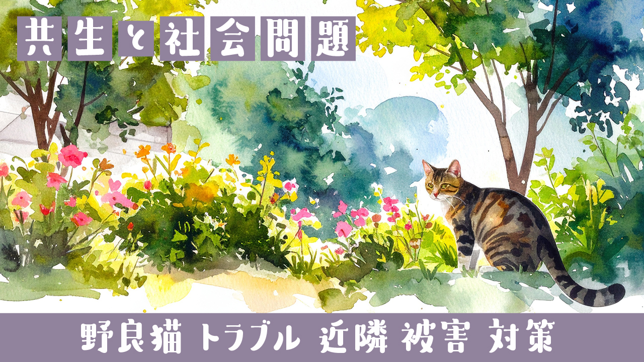 🐱野良猫トラブルと近隣被害、その対策とは?地域でできる猫との上手な付き合い方