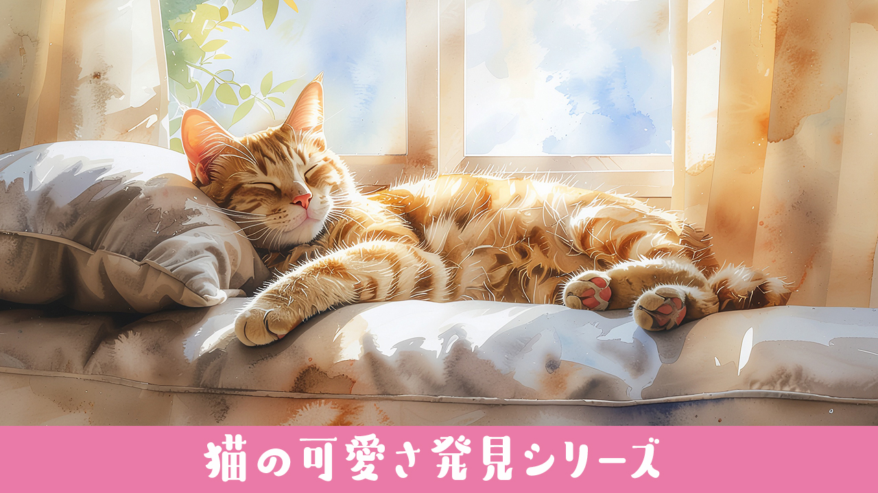猫の可愛さ発見シリーズ