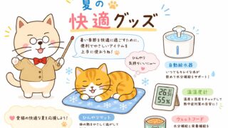 🐱猫の夏バテ対策｜暑い季節を快適に過ごすためにできること