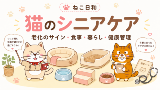 猫のシニアケア|老化のサイン・食事・環境づくり・健康管理をやさしく解説
